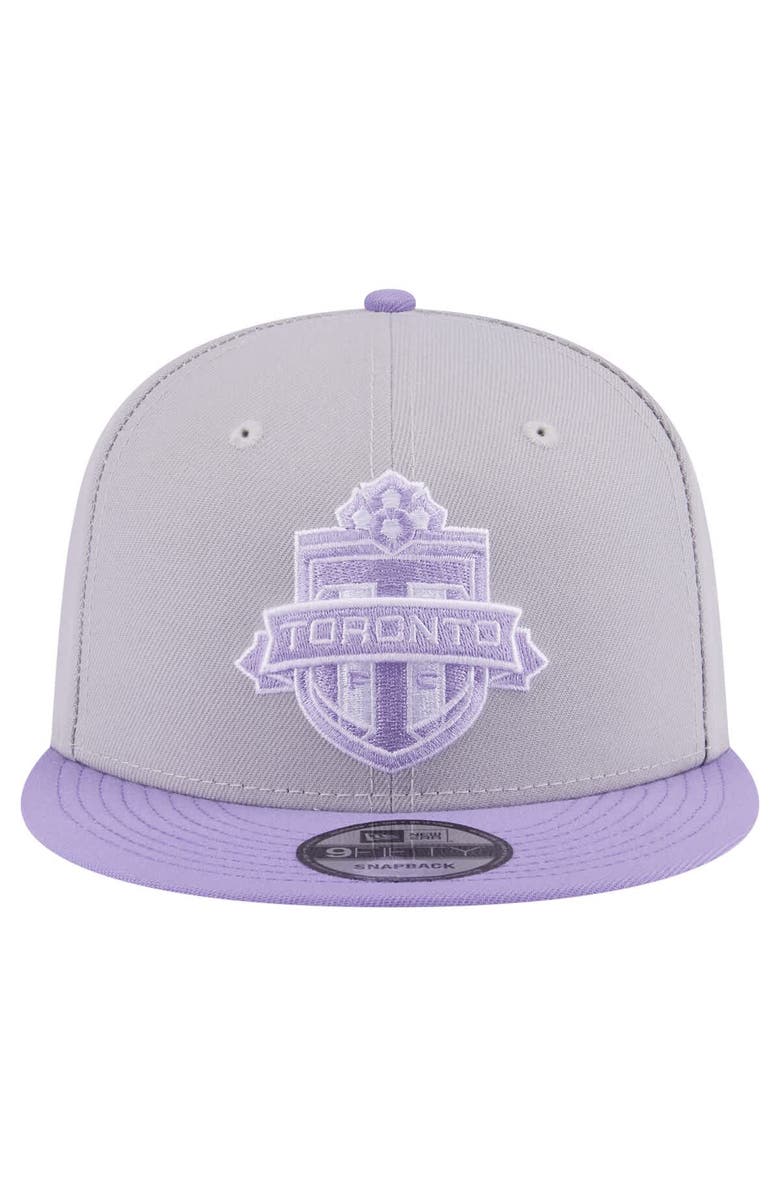 New Era Men's New Era Gray Toronto FC Color Pack Two-Tone 9FIFTY Snapback Hat, Alternate, color, Gray