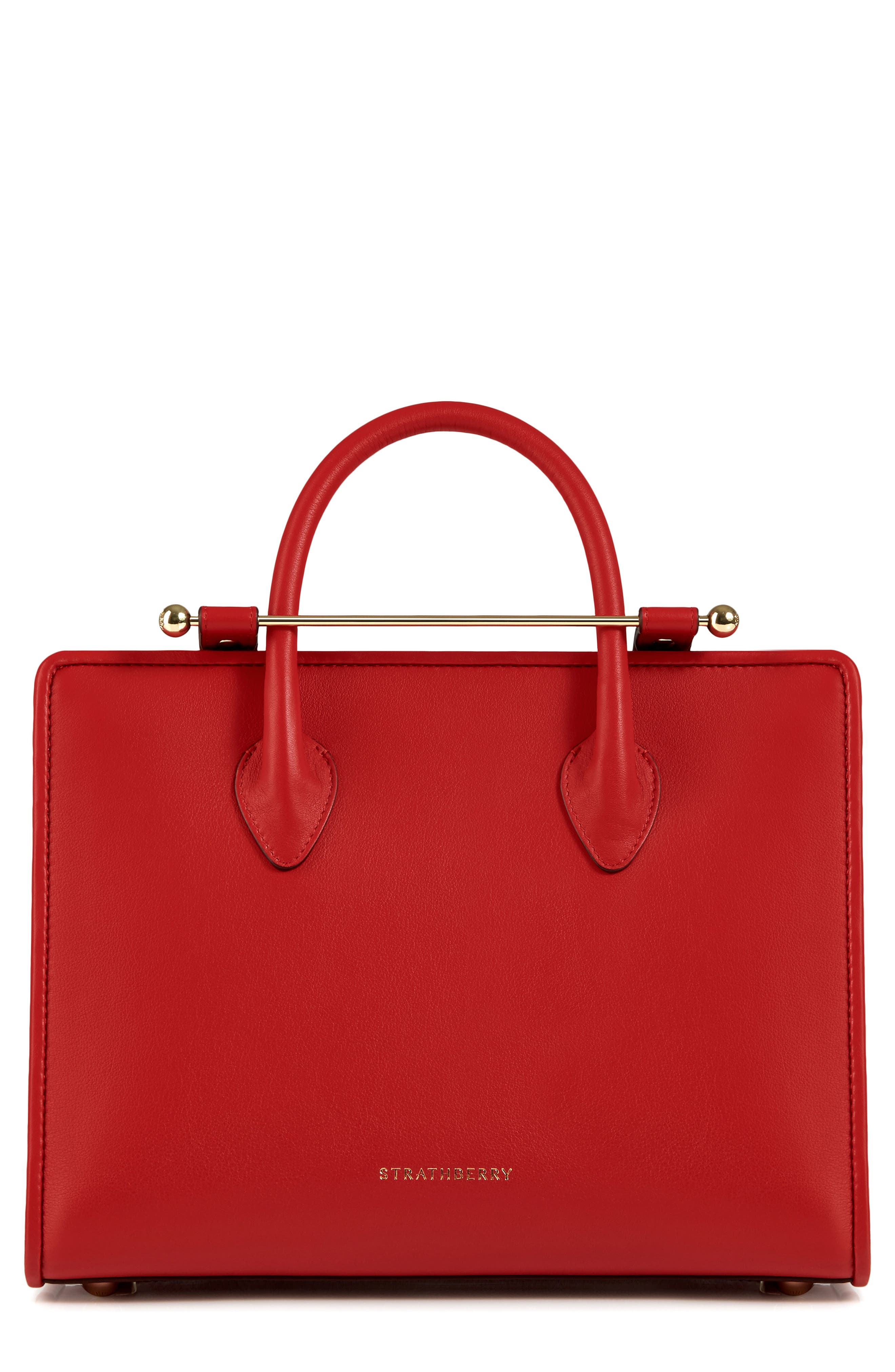 Strathberry Midi Leather Tote, Main, color, 