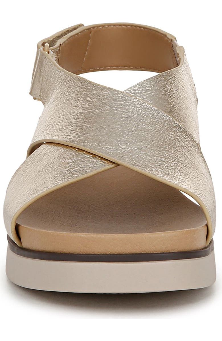 LifeStride Georgina Slingback Platform Wedge Sandal, Alternate, color, Gold