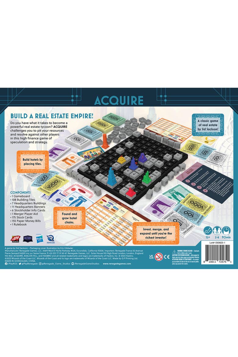 Build A Real Estate Empire, Strategy Board Game, Ages 12+, Alternate, color, Multicolored