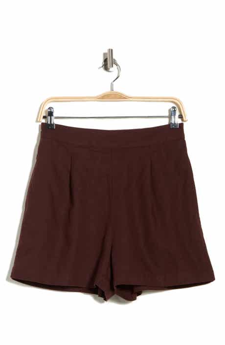 Madewell Solid Linen Blend Shorts