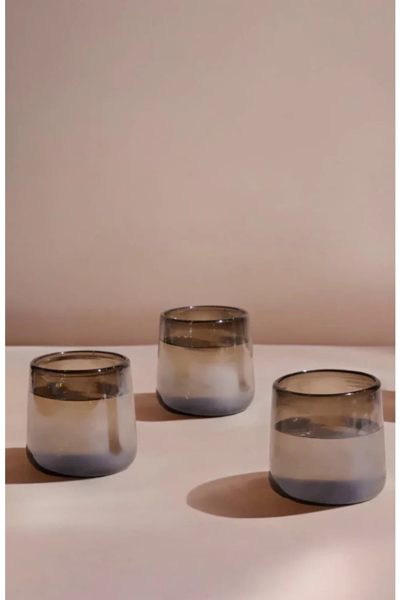 Mario Short Smoke Luster Glass - Set of 4, Main, color, Smoke