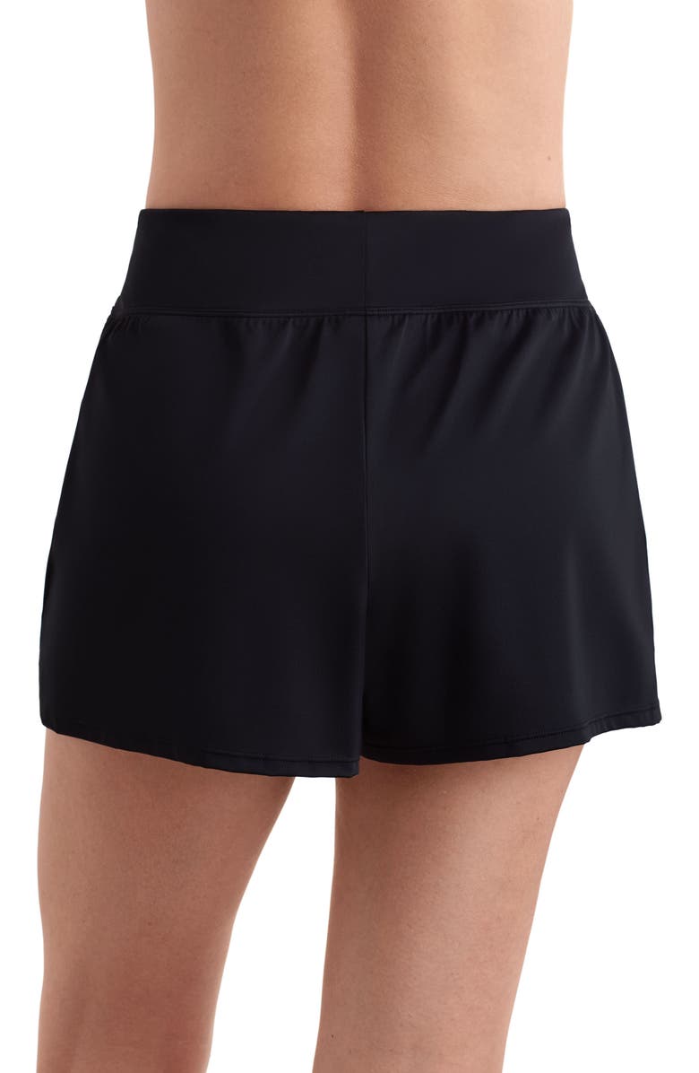 ShapeSolver Solid Swim Short, Alternate, color, Black
