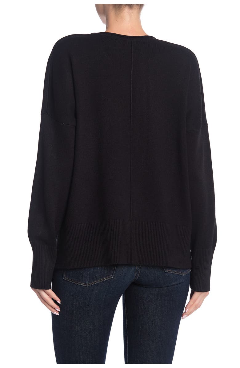 French Connection Scoop Neck Long Sleeve Sweater, Alternate, color,