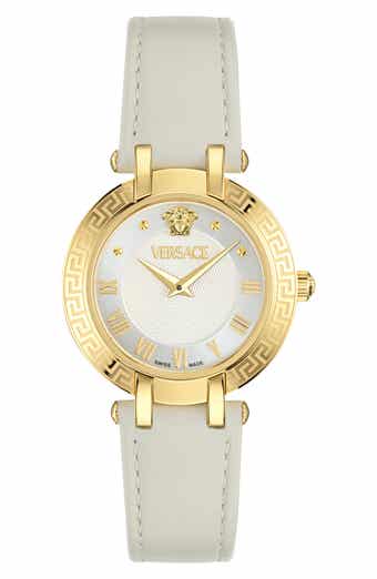 Antlia Leather Strap Watch, 34mm