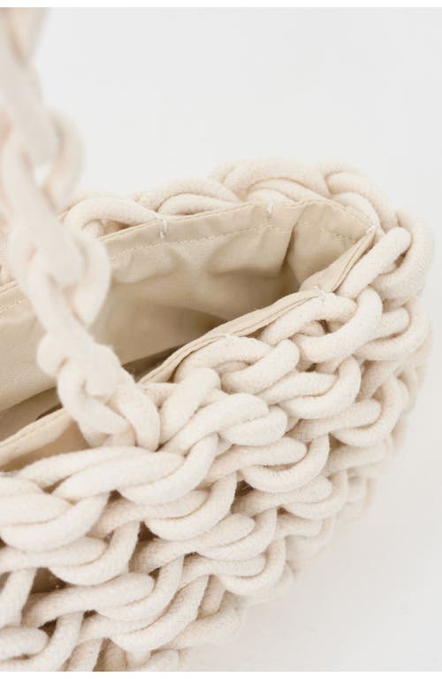 Lamarque Malena Braided Shoulder Bag In Neutral