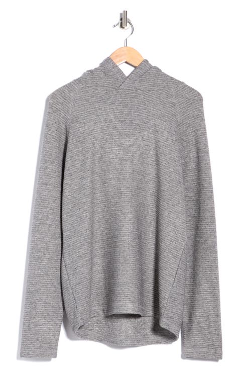 Ottoman Ribbed Pullover Hoodie