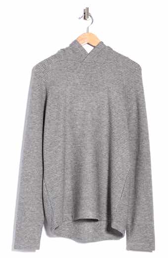 Ottoman Ribbed Pullover Hoodie