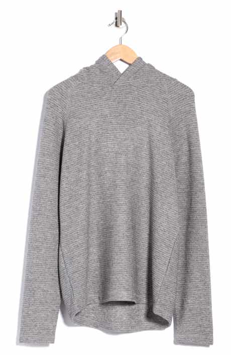 Ottoman Ribbed Pullover Hoodie