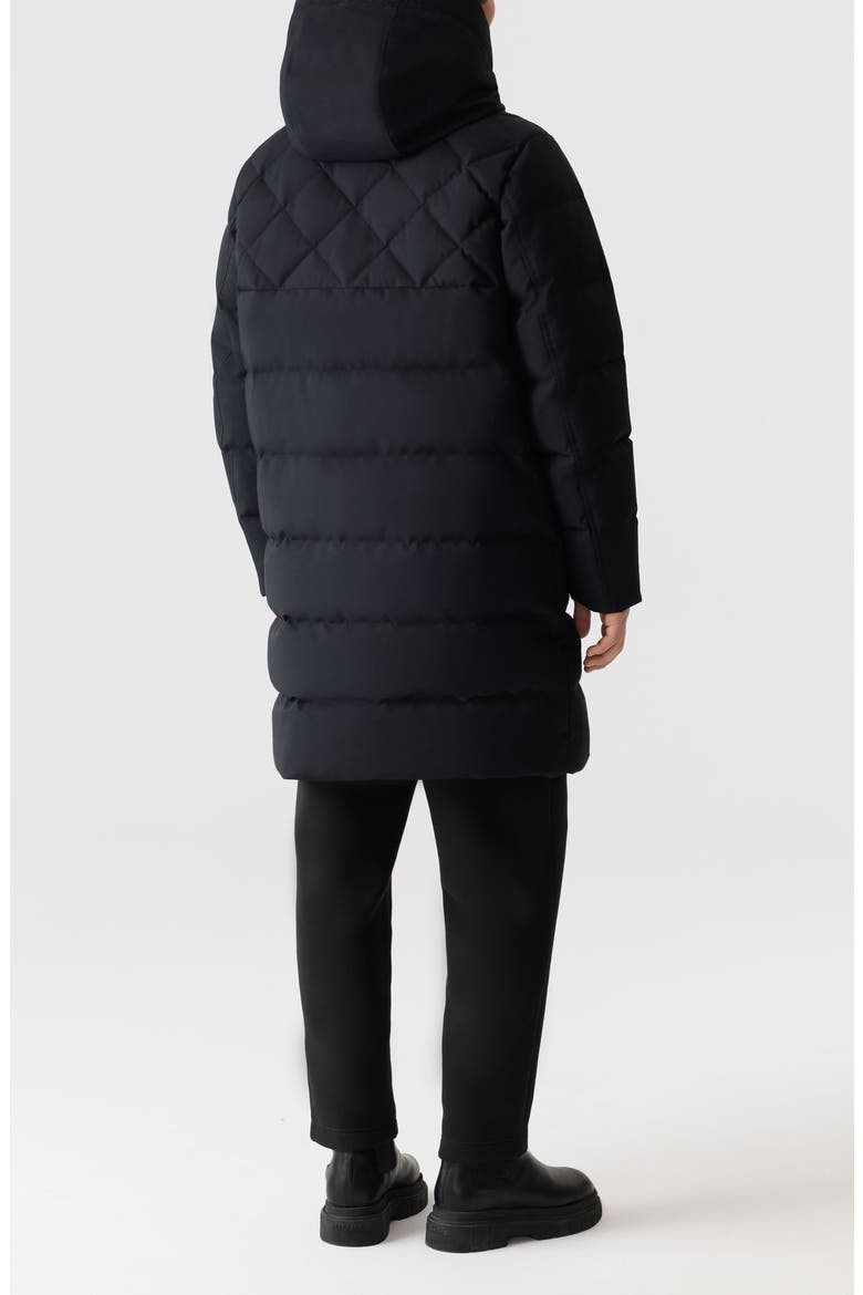 Werner Longline Down Parka, Alternate, color, BLACK