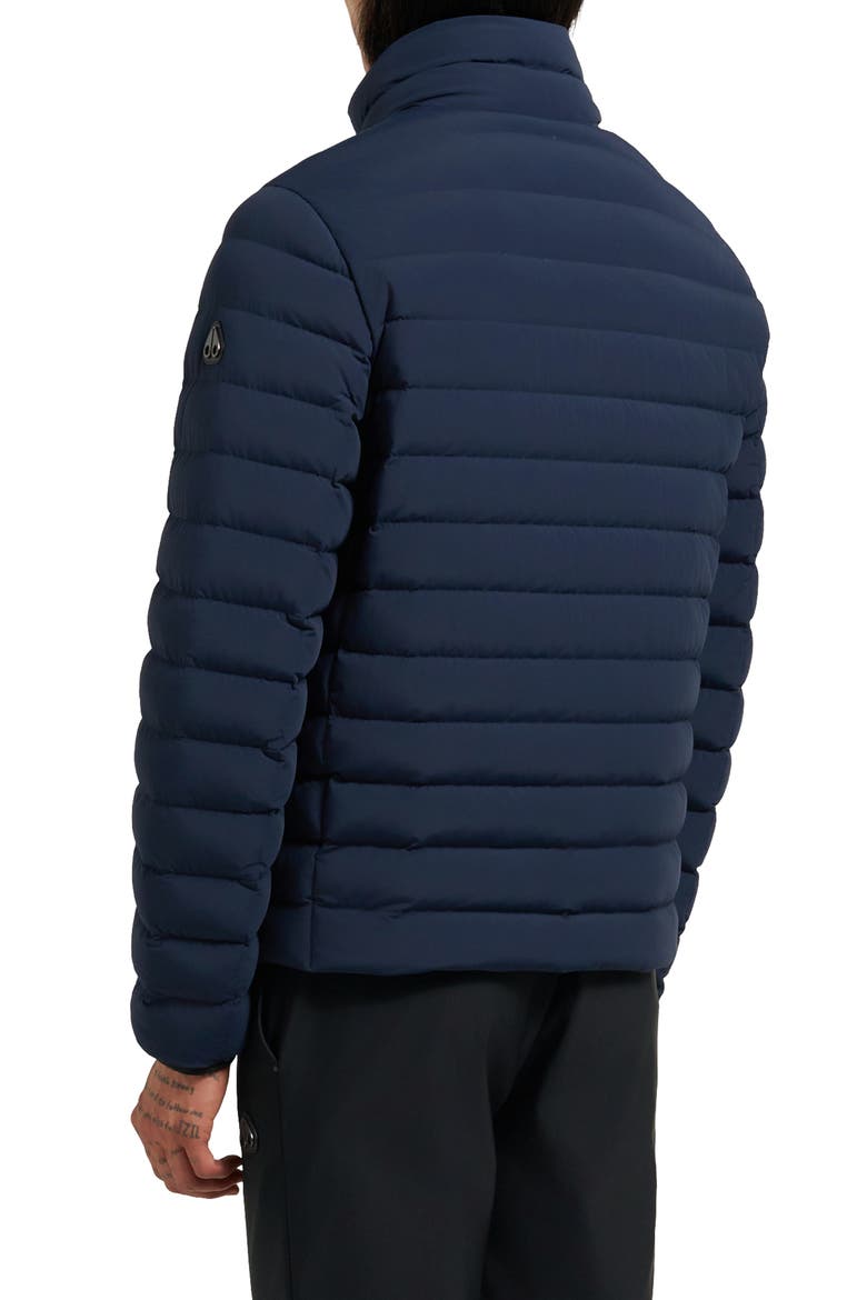 Laki Water Repellent Quilted Down Jacket, Alternate, color, NAVY