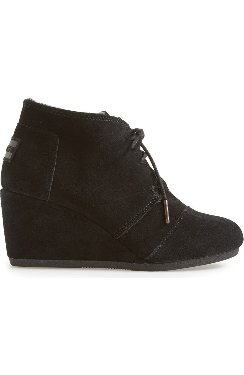 TOMS 'Desert' Wedge Bootie, Alternate, color,