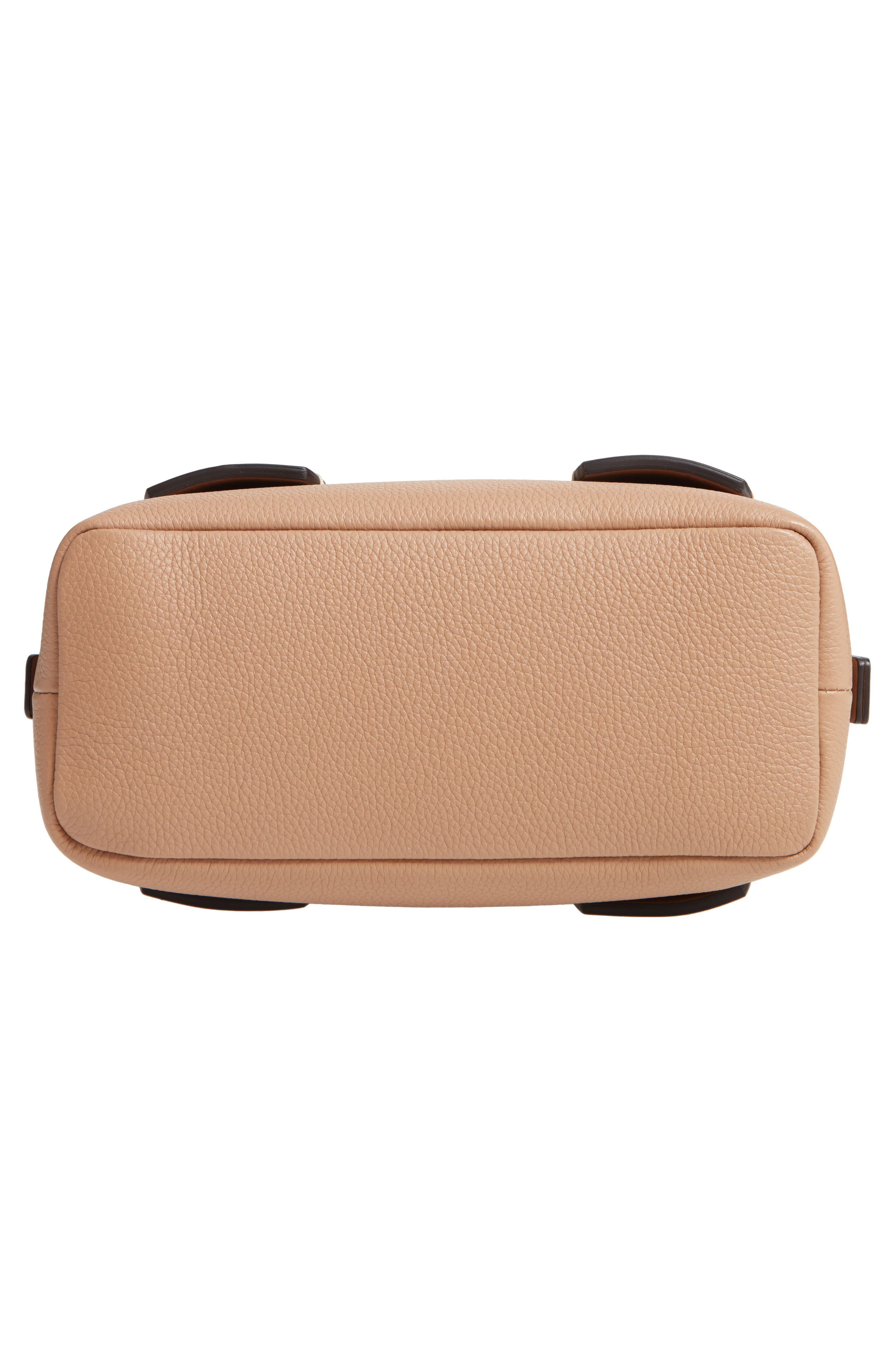 Small Daria Leather Day Bag, Alternate, color, CEMENT BROWN