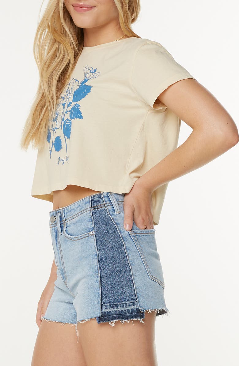 Roxy Sunny Days Graphic Baby Tee, Alternate, color, Parchment Sunny Days