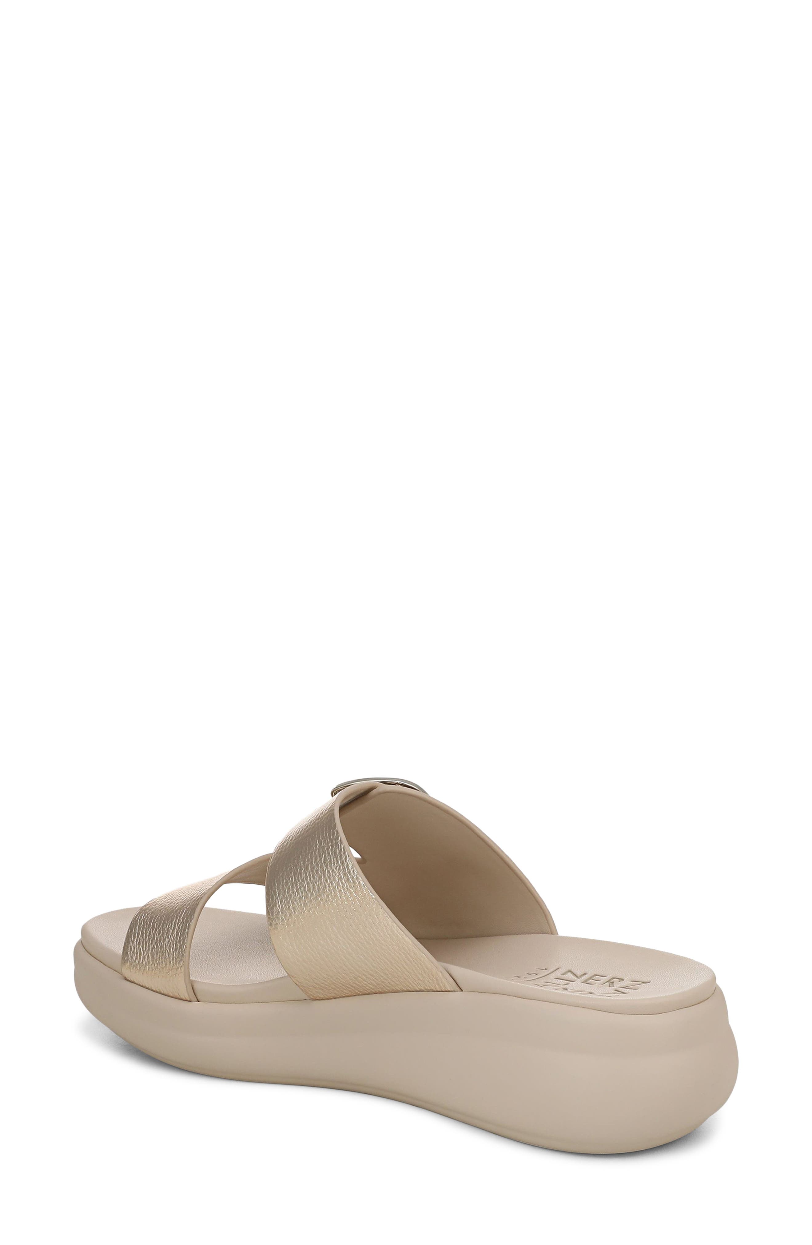 Calista Slide Sandal, Alternate, color, LIGHT CHAMPAGNE
