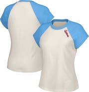 LUSSO Women's Lusso  White St. Louis Cardinals Nikki Raglan T-Shirt