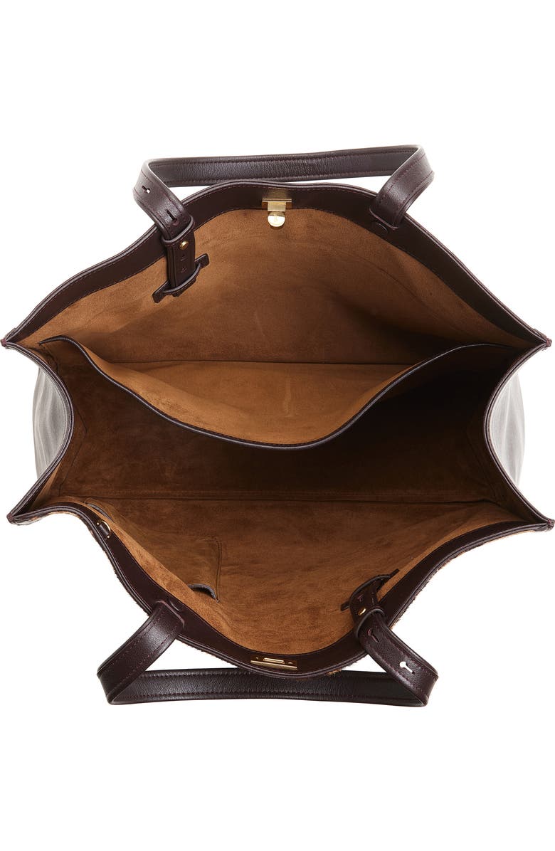 Anya Hindmarch Mortimer Leopard Print Genuine Calf Hair Tote, Alternate, color, Leopard