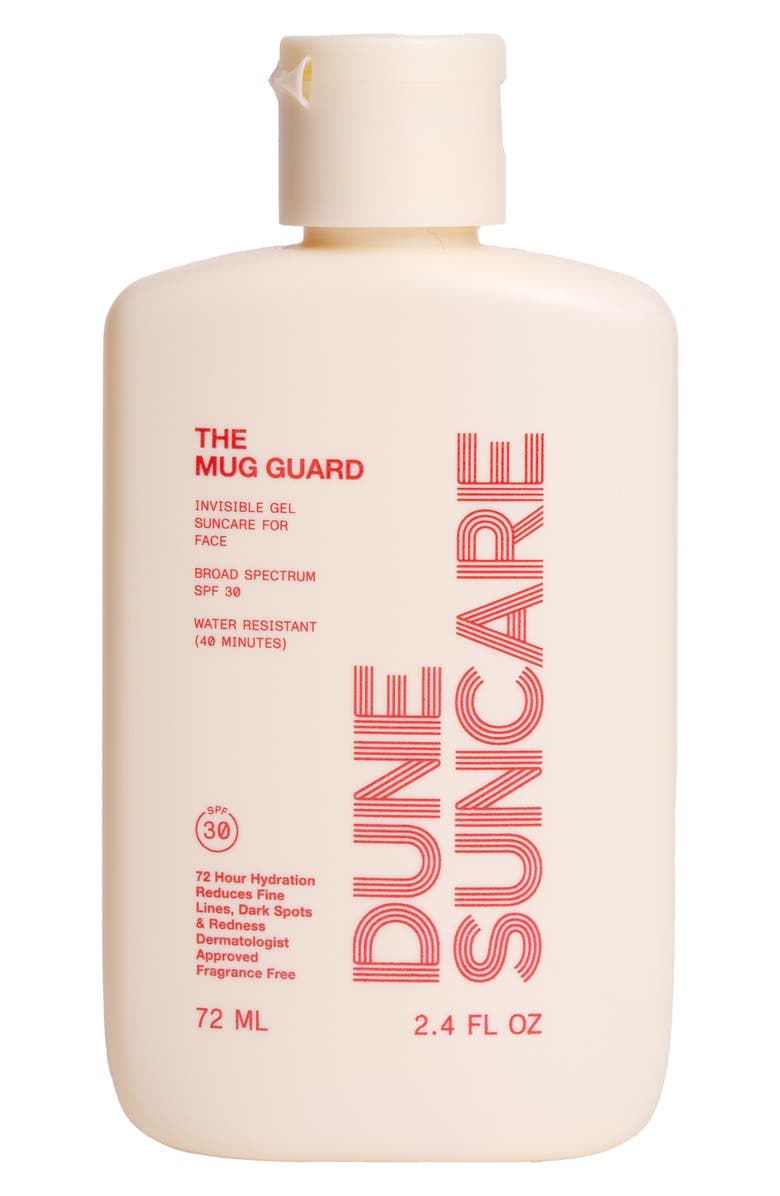 DUNE Suncare The Mug Guard Invisible Gel Face Sunscreen Broad Spectrum SPF 30, Main, color, 