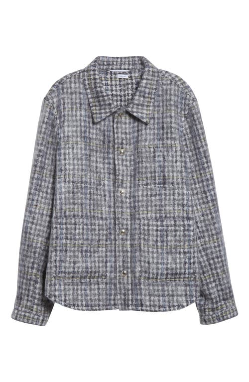 Thom Browne Gunclub Check Mohair Utility Jacket In Gray