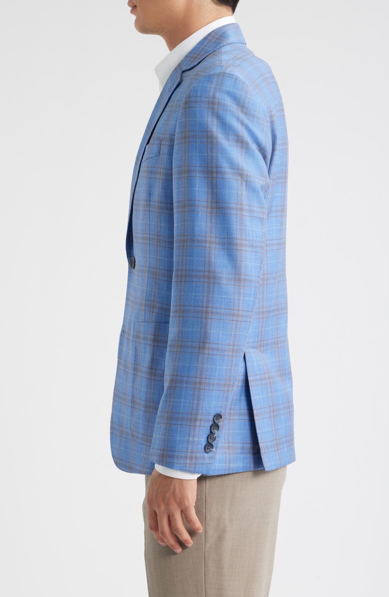 Nordstrom Metro Plaid Wool Sport Coat, Alternate, color, Blue Metro Plaid