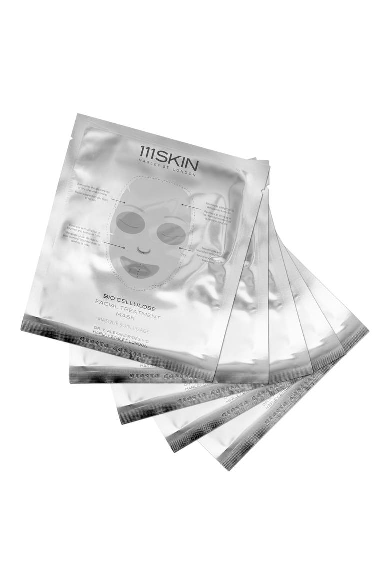 Bio Cellulose Facial Treatment Mask, Alternate, color, NO COLOR