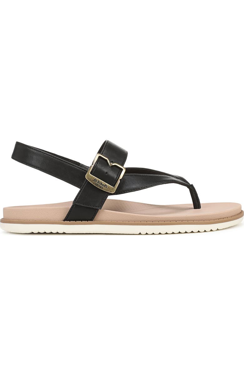 Dr. Scholl's So Chill Sandal, Alternate, color, Black Faux Leather