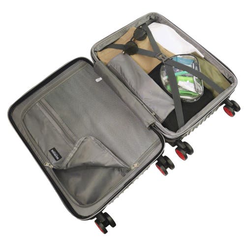 Shop True Religion 22.5" Hardcase Checkered Carry-on With Big Logo.