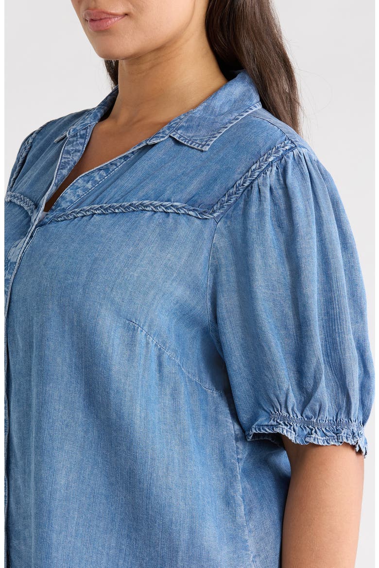 Inara Denim Top, Alternate, color, MEDIUM WASH