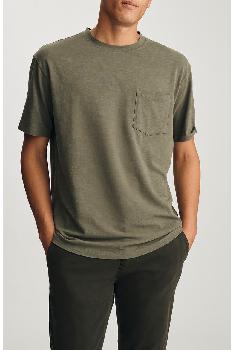 Slub Jersey Pocket T-Shirt, Main, color, GRAPE LEAF