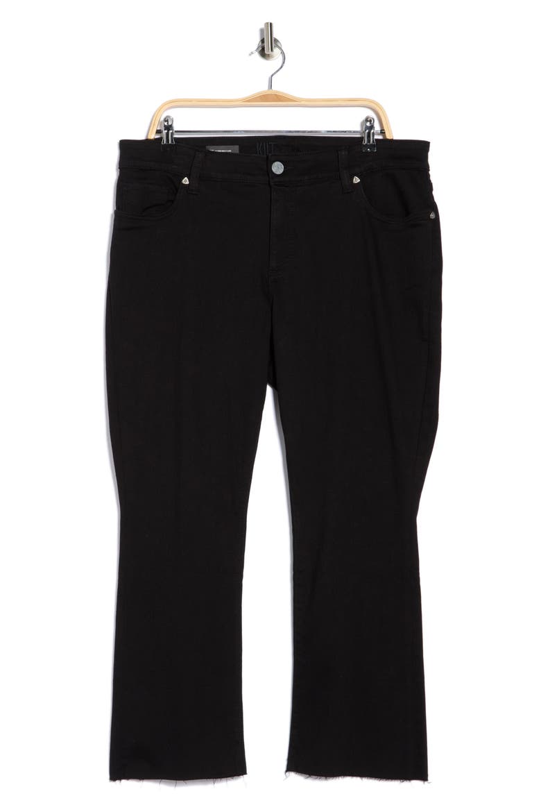 Nikki Mid Rise Ankle Jeans, Alternate, color, BLACK