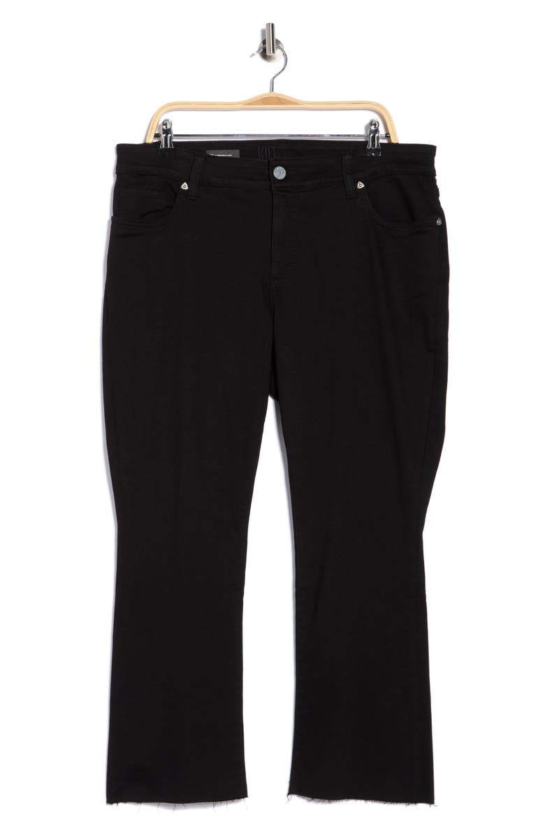 KUT from the Kloth Nikki Mid Rise Ankle Jeans, Main, color, Black