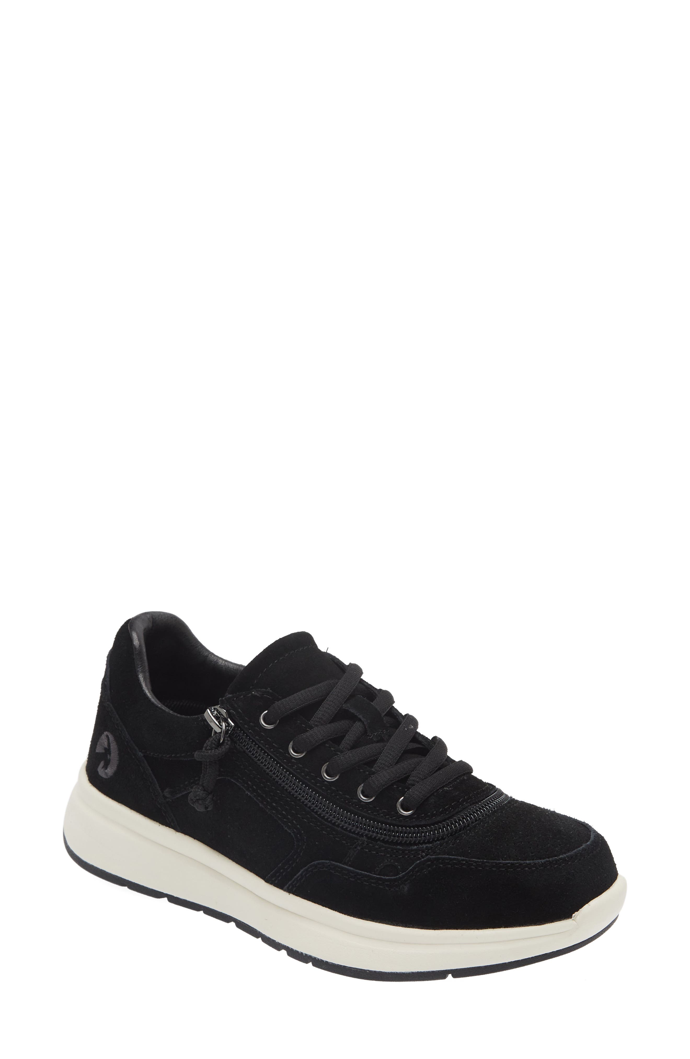 BILLY Footwear Comfort Jogger Sneaker, Main, color, Black Suede