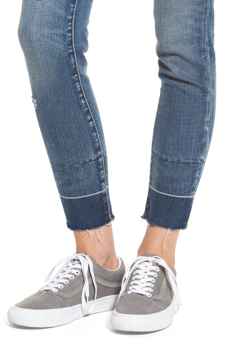 Ankle Skinny Jeans, Alternate, color, DARK WASH