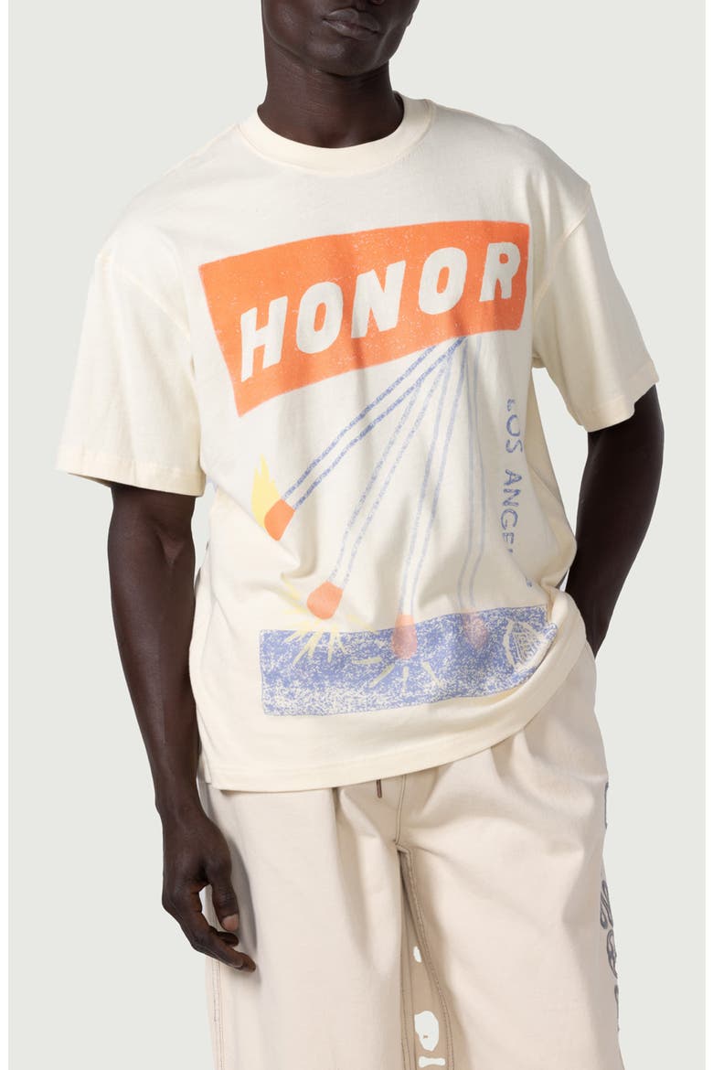 Match Box Graphic T-Shirt, Main, color, WHITE