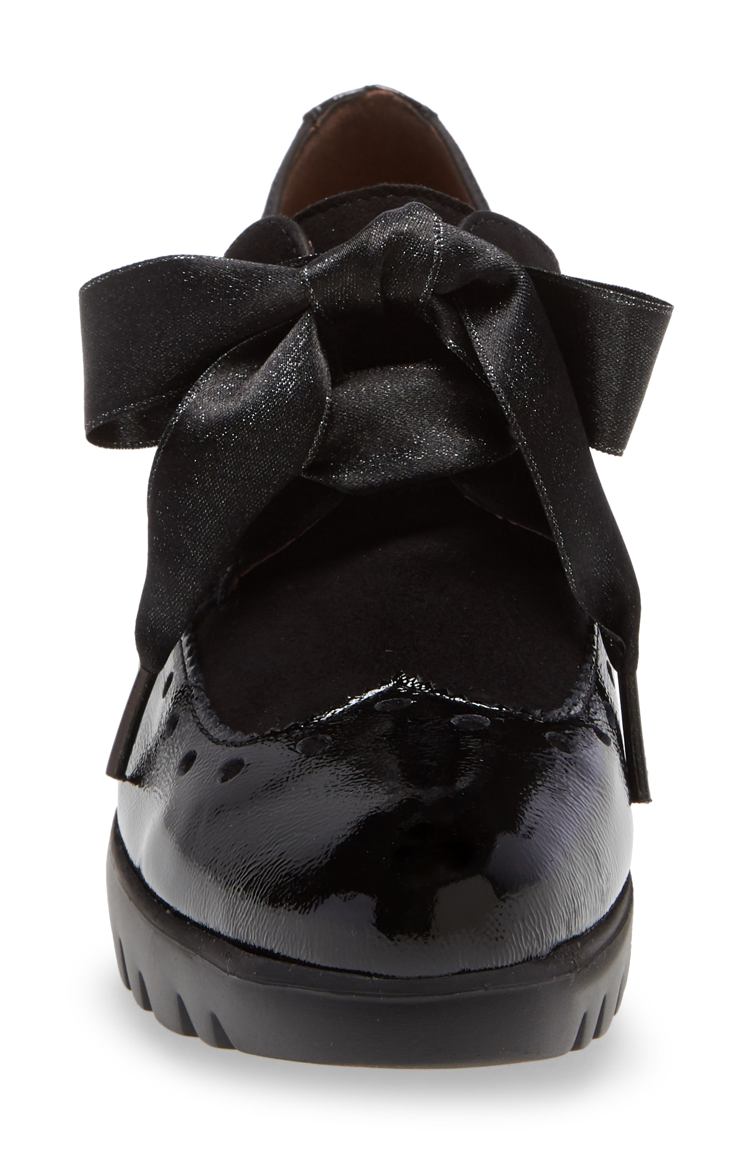 Wonders Ribbon Lace Derby Wedge, Alternate, color, 