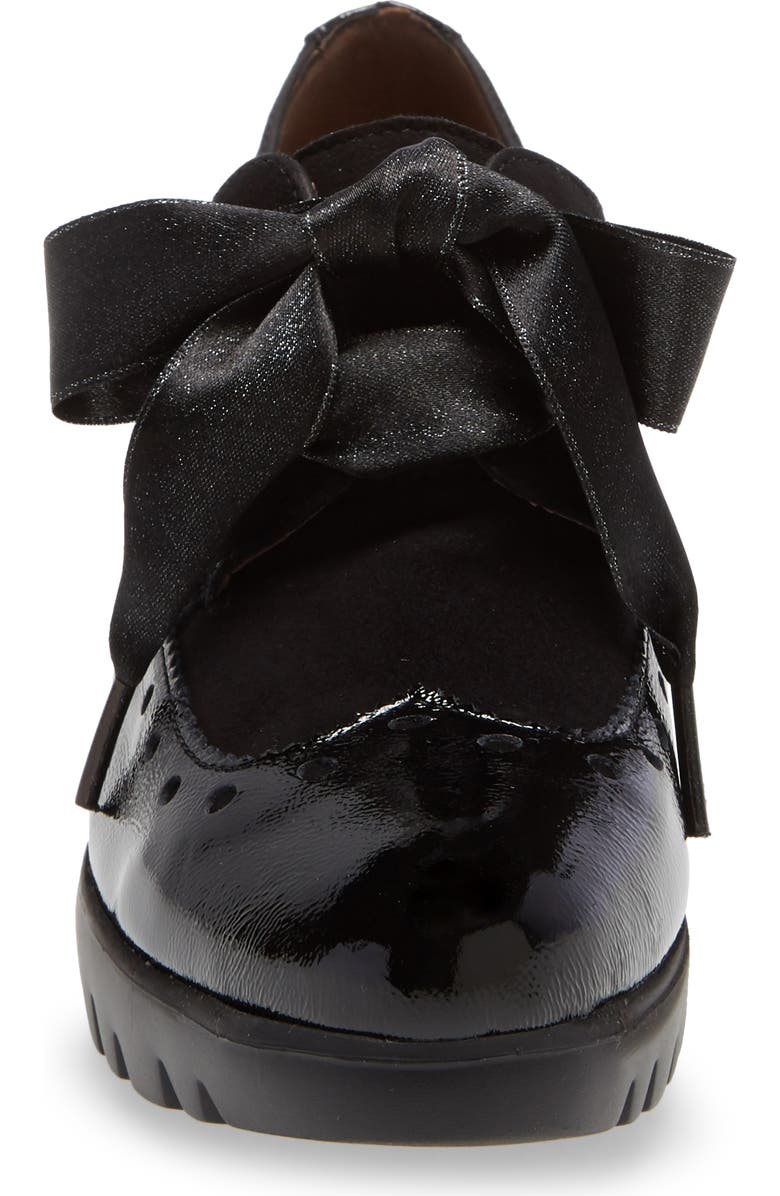 Wonders Ribbon Lace Derby Wedge, Alternate, color,