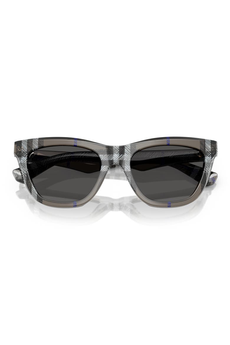 53mm Cat Eye Sunglasses, Alternate, color, GREEN