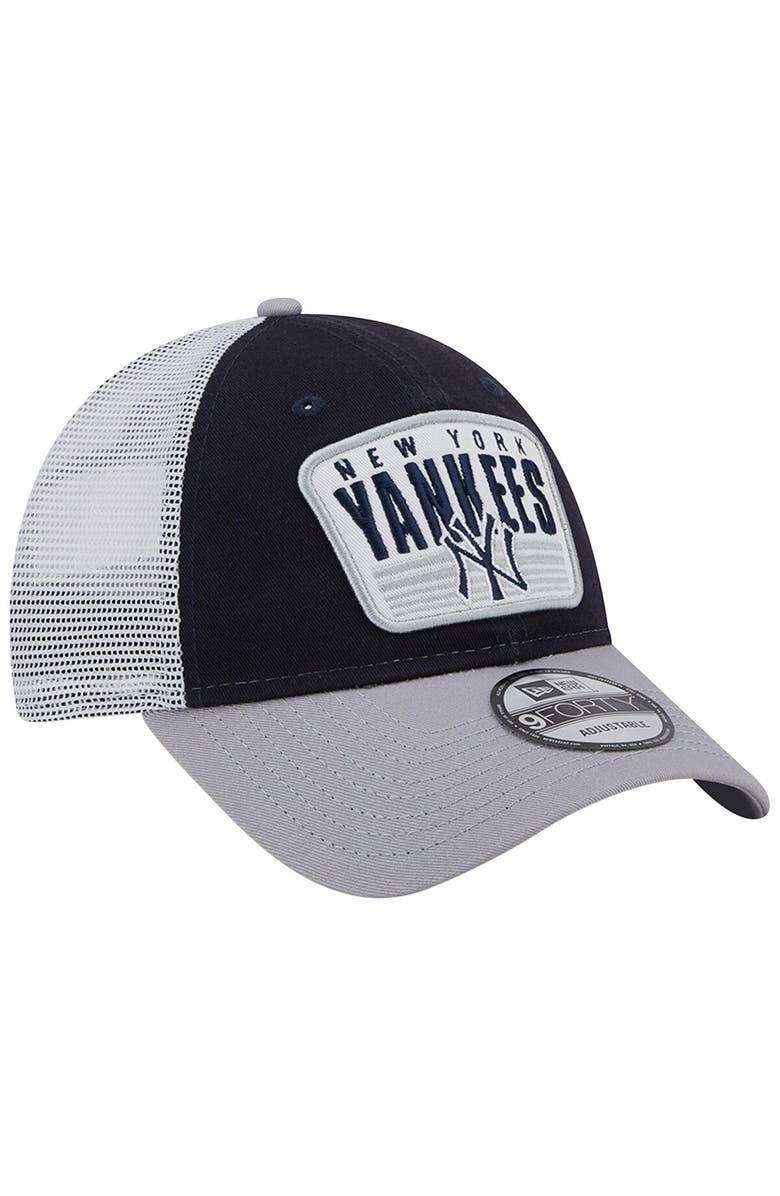 New Era Men's New Era Navy New York Yankees Two-Tone Patch 9FORTY Snapback Hat, Alternate, color, Navy