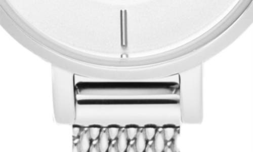Daniel Wellington Petite Mini Melrose Mesh Watch, 19mm In Silver