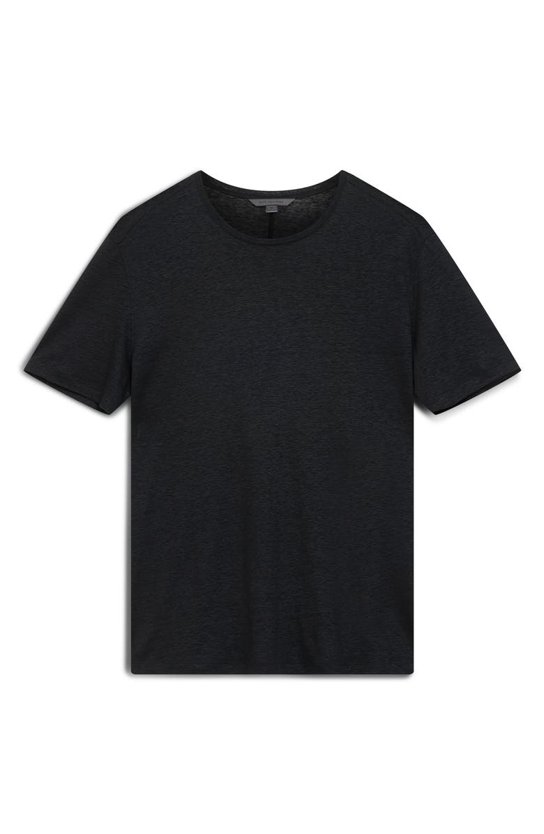 John Varvatos Lagoa Slubbed Organic Linen T-Shirt, Alternate, color, 