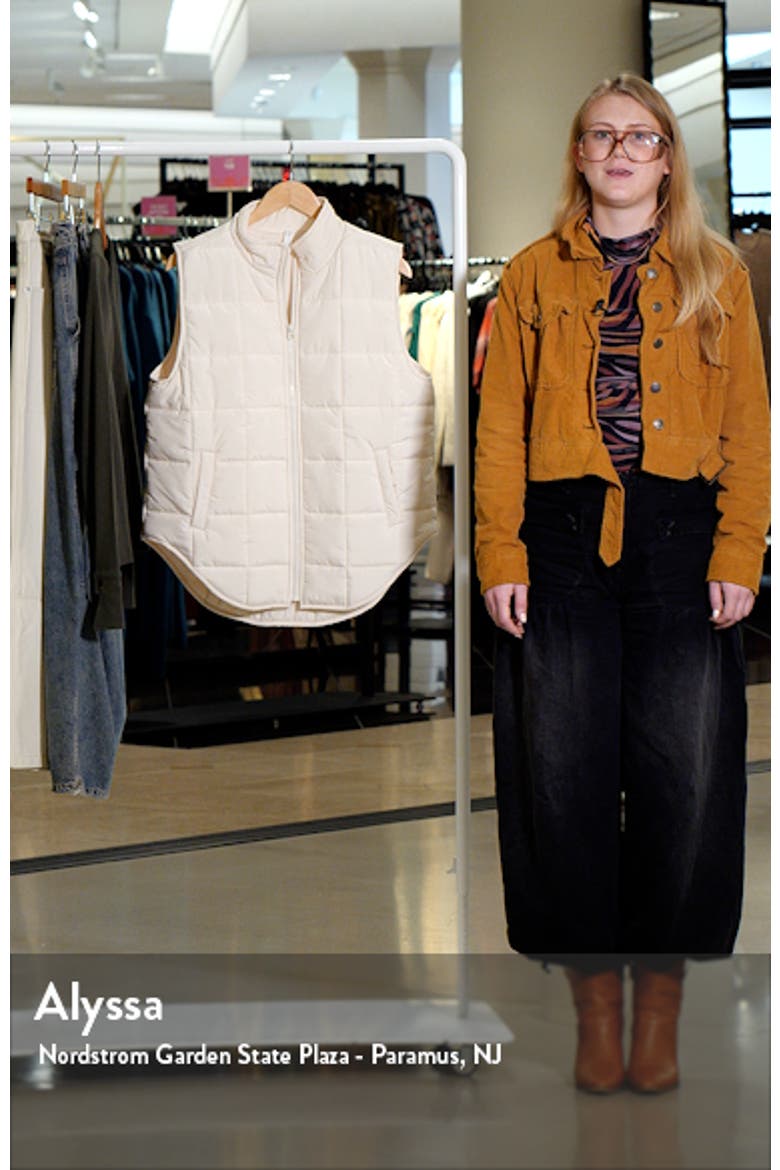 Aubri Packable Puffer Vest video