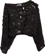 Aisling Camps Ripple Macramé Pullover Top