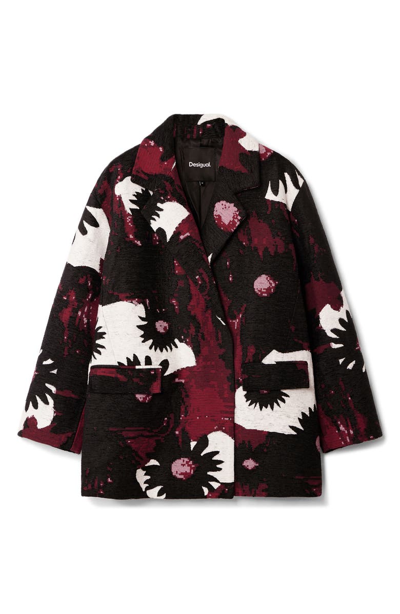 Desigual Daisy Jacquard Blazer, Alternate, color, 