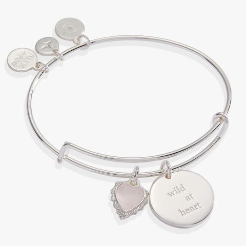 Wild At Heart Duo Charm Bangle Bracelet