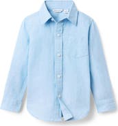 Janie and Jack The Linen-Cotton Shirt