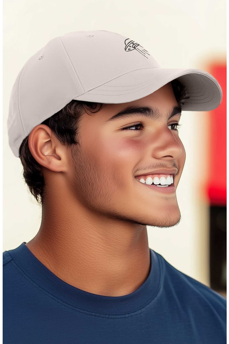 UFO Embroidered Adjustable Dad Cap, Alternate, color, Beige