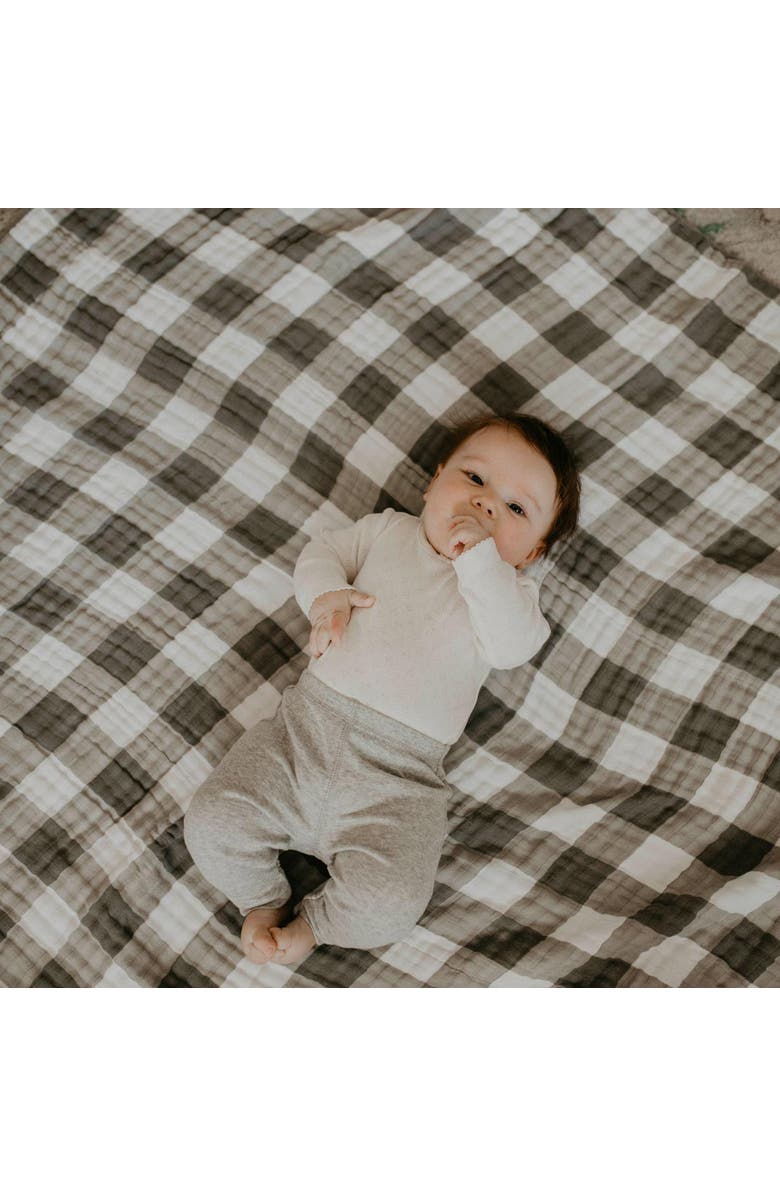 Parker Baby Co. Muslin Quilt, Alternate, color, Gray Buffalo