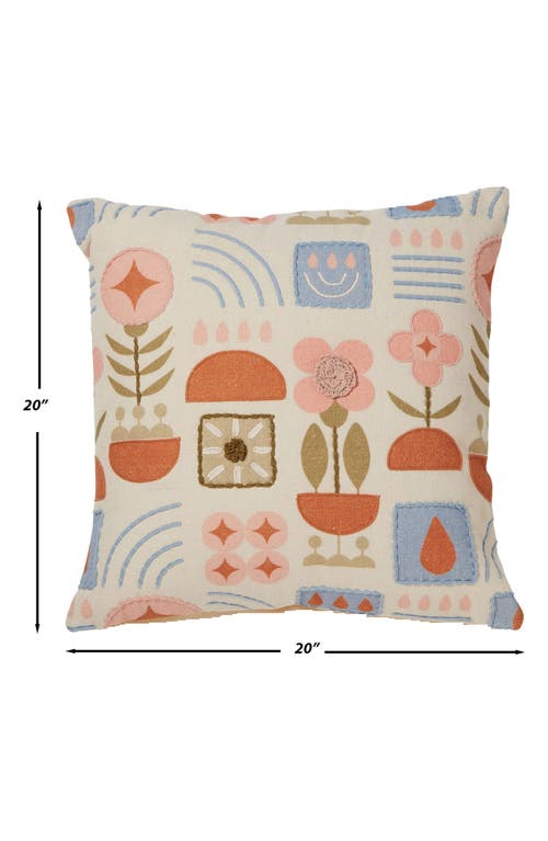 Roselli Trading Company Scandinavia Throw Pillow In Beige Multi