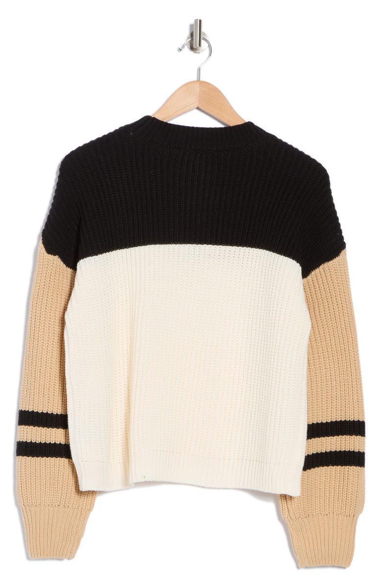 Sanctuary Bradley Colorblock Sweater, Alternate, color, 