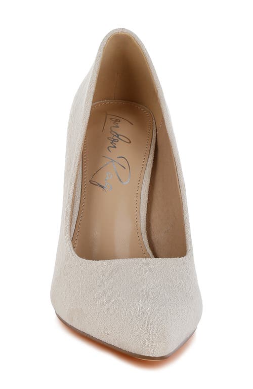 London Rag Uboa Pointed Toe Pump In Beige